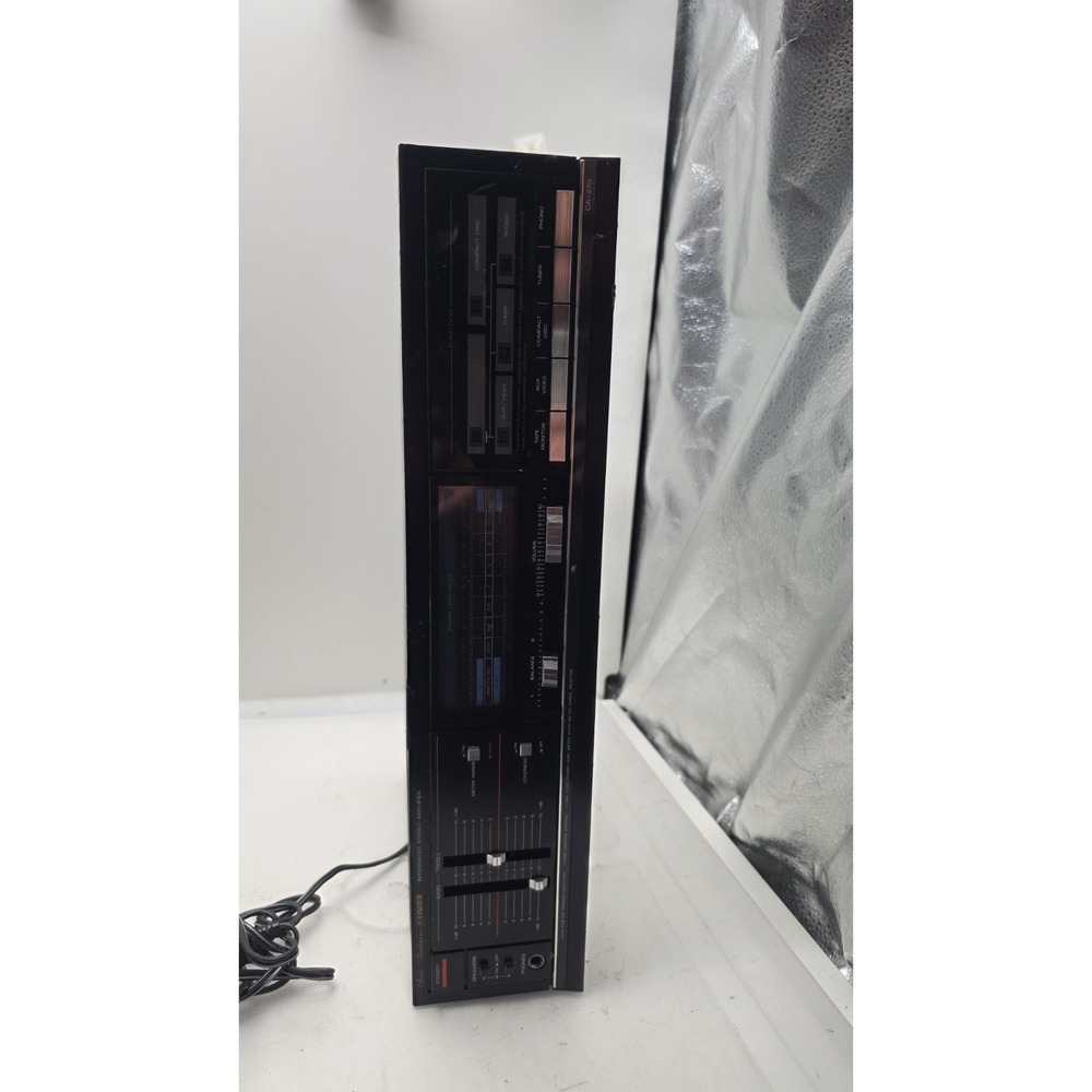 Fisher CA-270 Integrated Stereo Amplifier as is Untested